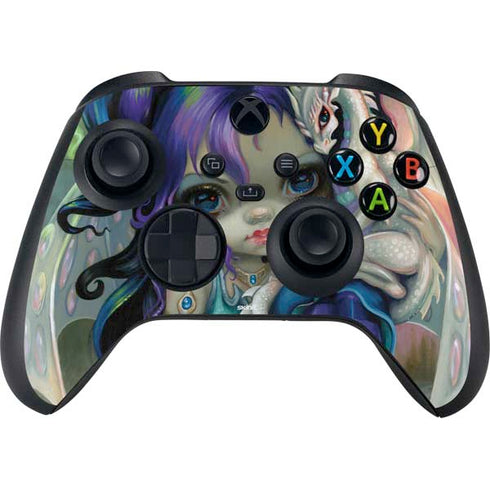 Winter Fairy With Frost Dragon by Jasmine Becket-Griffith Xbox Series X Skins